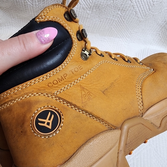 HAWX MEN'S ENFORCER LACE-UP WORK BOOTS - COMPOSITE TOE. Size 10.5EE. - Picture 11 of 16